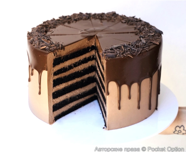 шоколадный торт