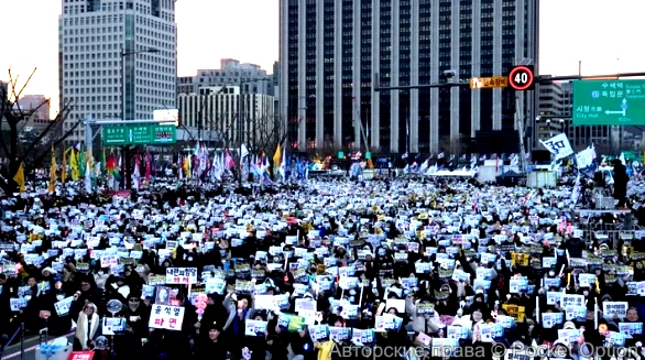 волнения у корейцев